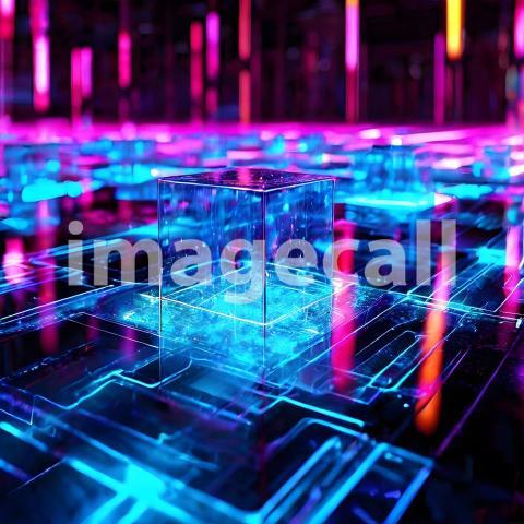 Abstract and surreal colorful and vivid (1612)