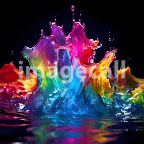 Abstract and surreal colorful and vivid (1615)