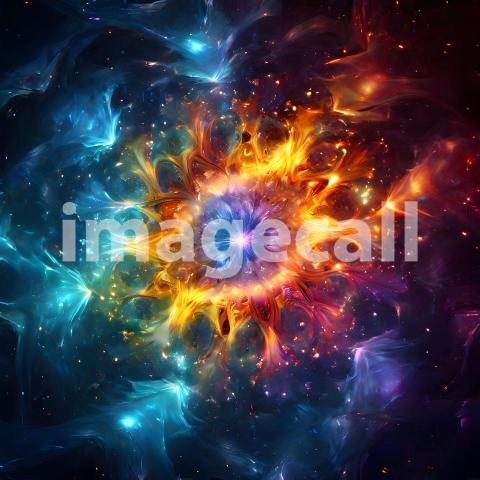 Abstract and surreal colorful and vivid (1639)