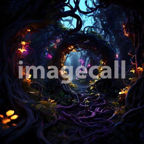 Abstract and surreal colorful and vivid (1642)