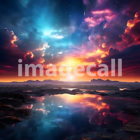 Abstract and surreal colorful and vivid (1646)