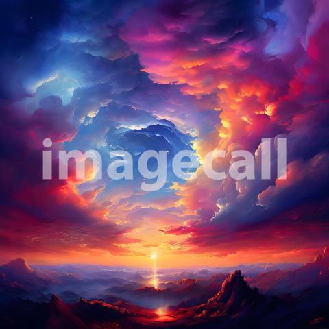 Abstract and surreal colorful and vivid (1649)