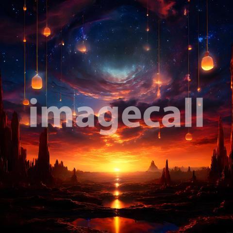 Abstract and surreal colorful and vivid (1650)