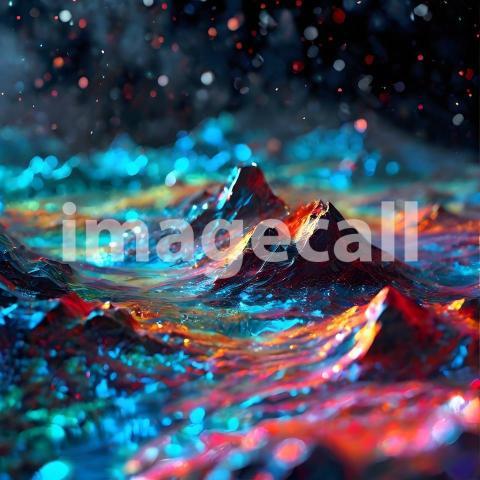 Abstract and surreal colorful and vivid (1656)