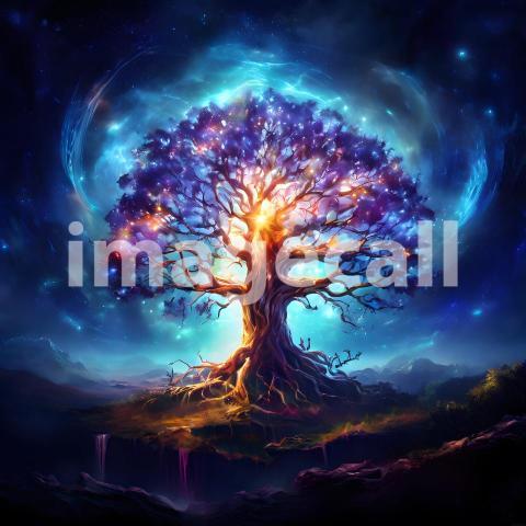 Abstract and surreal colorful and vivid (1665)