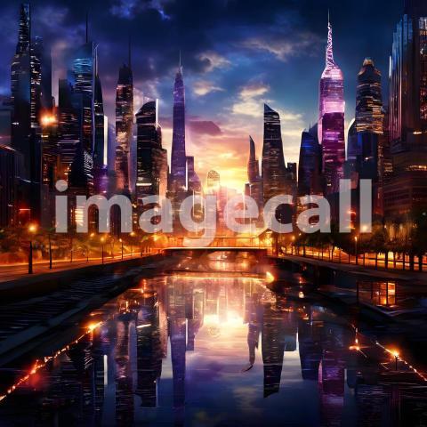 Abstract and surreal colorful and vivid (1661)