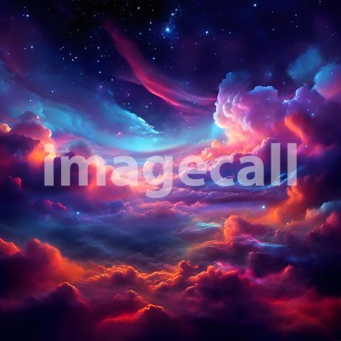 Abstract and surreal colorful and vivid (1664)