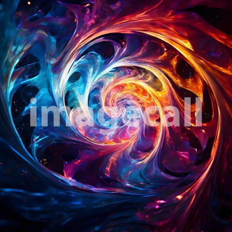 Abstract and surreal colorful and vivid (1666)