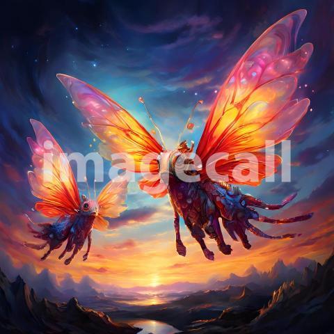 Abstract and surreal colorful and vivid (1683)