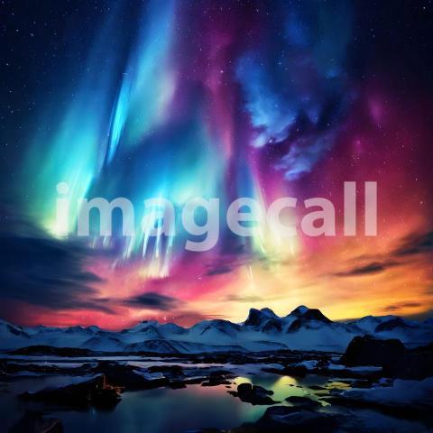 Abstract and surreal colorful and vivid (1687)