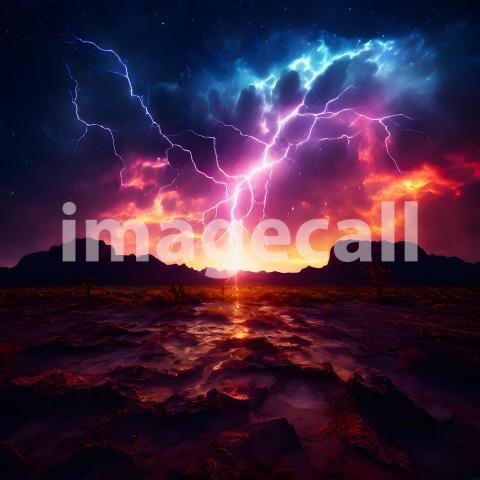 Abstract and surreal colorful and vivid (1698)