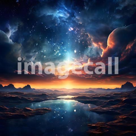 Abstract and surreal colorful and vivid (1696)