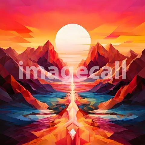 Abstract and surreal colorful and vivid (1706)