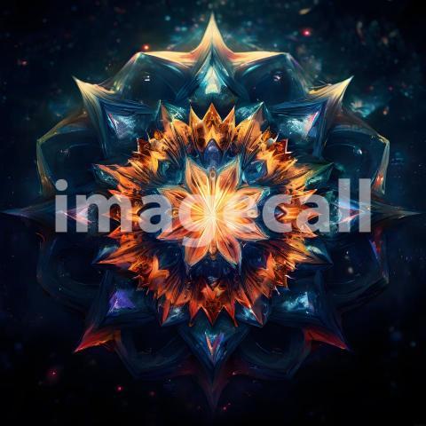 Abstract and surreal colorful and vivid (1710)