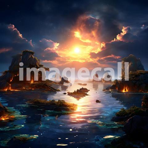 Abstract and surreal colorful and vivid (1715)