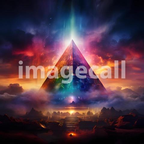 Abstract and surreal colorful and vivid (1726)