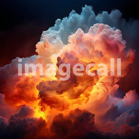 Abstract and surreal colorful and vivid (1733)