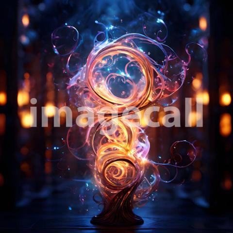 Abstract and surreal colorful and vivid (1743)