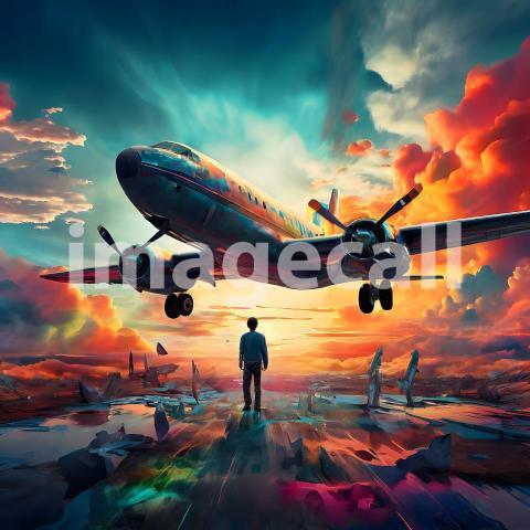 Abstract and surreal colorful and vivid (1746)