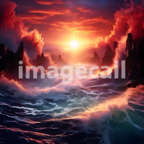 Abstract and surreal colorful and vivid (1769)