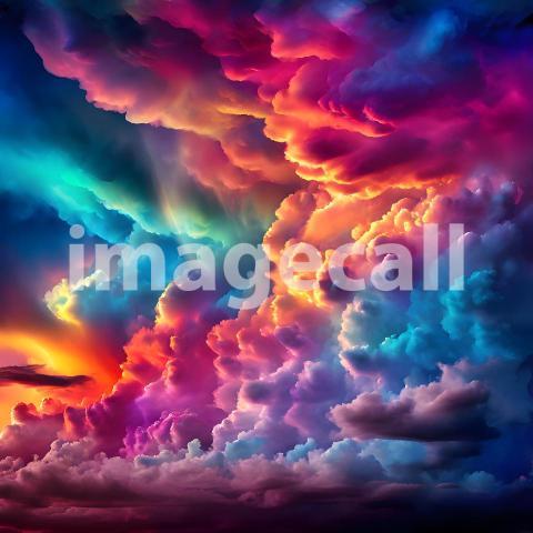 Abstract and surreal colorful and vivid (1789)