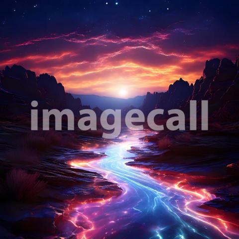 Abstract and surreal colorful and vivid (1804)