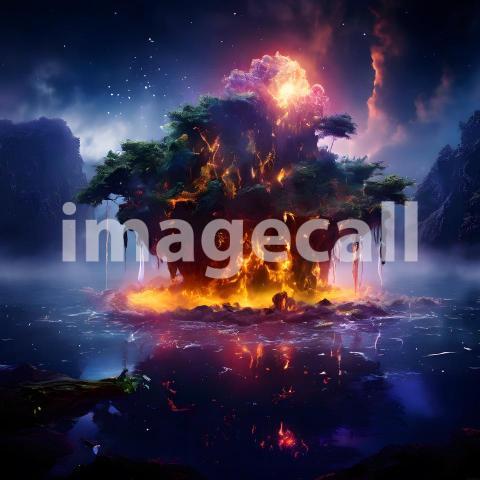 Abstract and surreal colorful and vivid (1820)