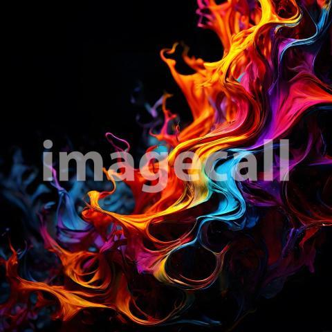 Abstract and surreal colorful and vivid (1847)