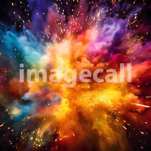 Abstract and surreal colorful and vivid (1851)