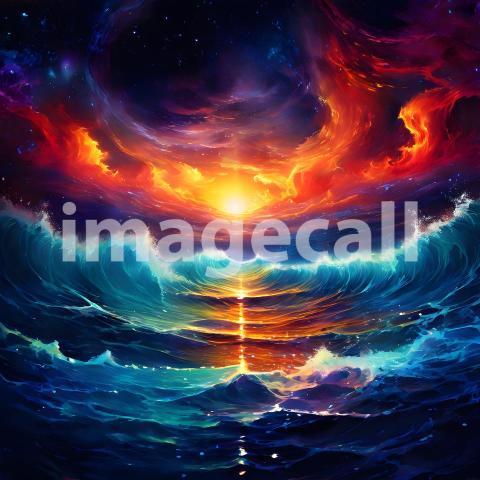 Abstract and surreal colorful and vivid (1886)