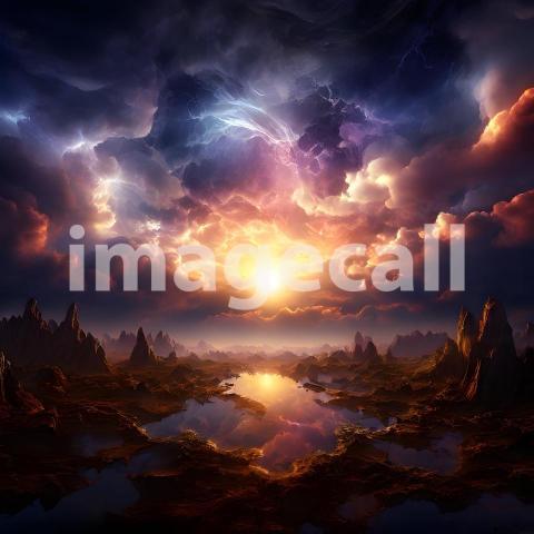 Abstract and surreal colorful and vivid (1892)