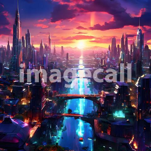 Abstract and surreal colorful and vivid (1890)