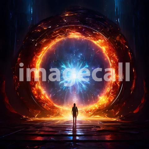 Abstract and surreal colorful and vivid (1949)