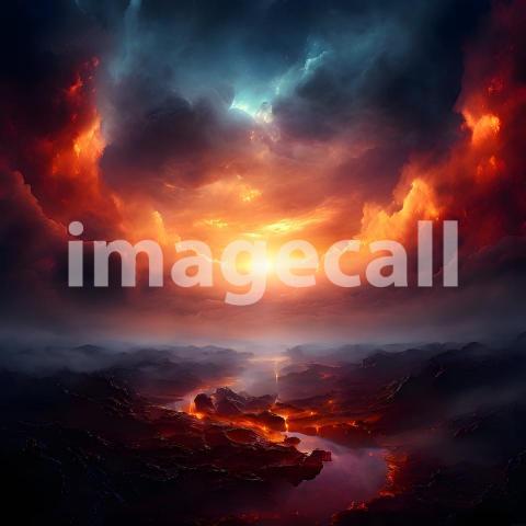 Abstract and surreal colorful and vivid (1943)