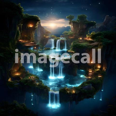 Abstract and surreal colorful and vivid (1954)