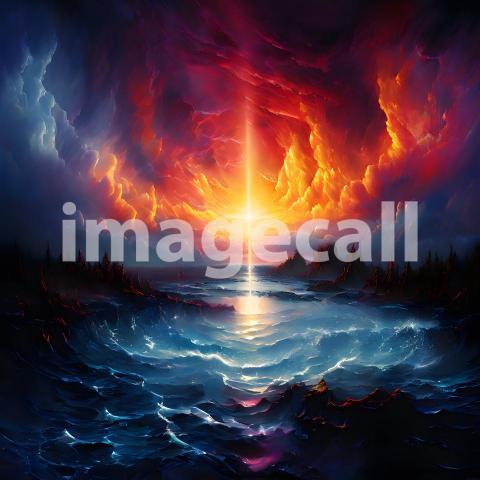 Abstract and surreal colorful and vivid (1953)