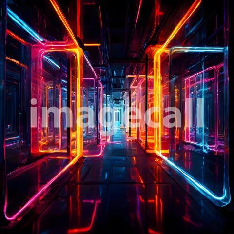 Abstract and surreal colorful and vivid (1956)