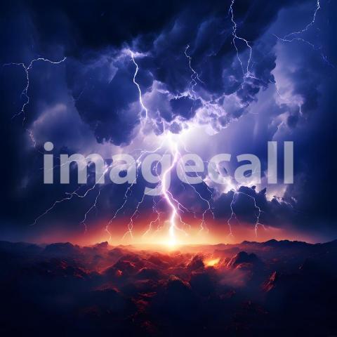 Abstract and surreal colorful and vivid (1955)