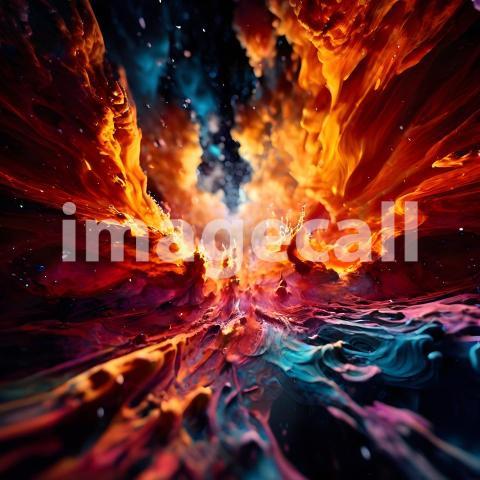 Abstract and surreal colorful and vivid (1986)