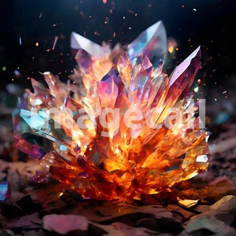 Abstract and surreal colorful and vivid (2023)