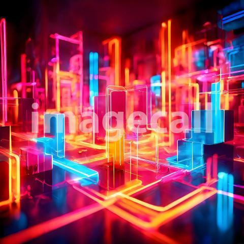 Abstract and surreal colorful and vivid (2038)