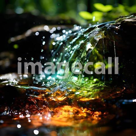 Abstract and surreal colorful and vivid (2051)