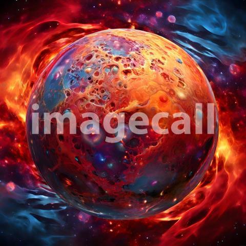 Abstract and surreal colorful and vivid (2055)