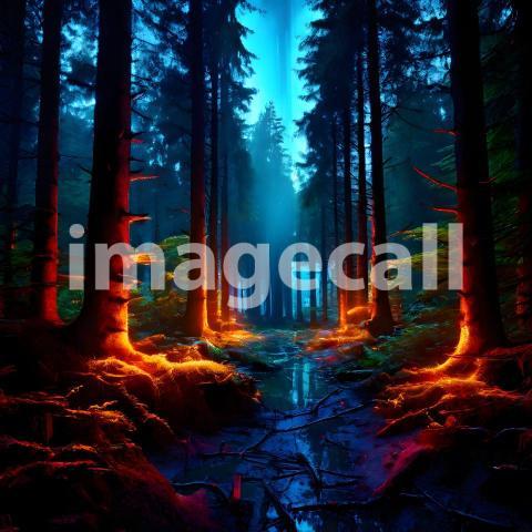 Abstract and surreal colorful and vivid (2061)