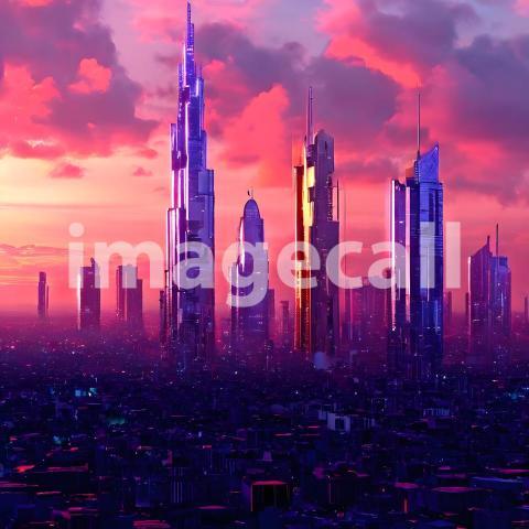 Abstract and surreal colorful and vivid (2070)