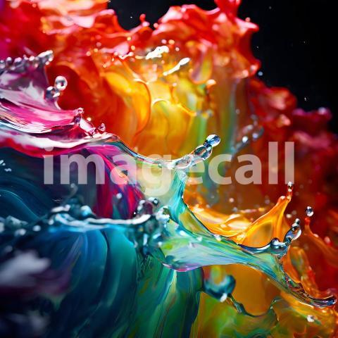 Abstract and surreal colorful and vivid (2072)