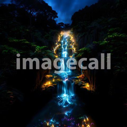 Abstract and surreal colorful and vivid (2078)