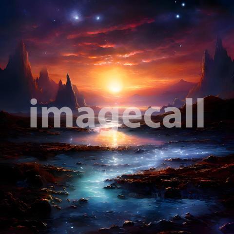 Abstract and surreal colorful and vivid (2077)