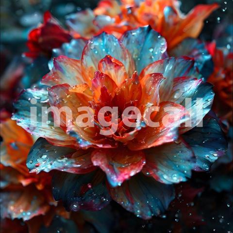 Abstract and surreal colorful and vivid (2084)