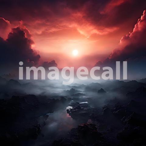 Abstract and surreal colorful and vivid (2082)